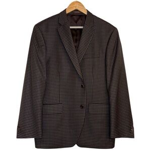 Peter Millar SB Flynn Plaid Wool Blazer Jacket Size 42S